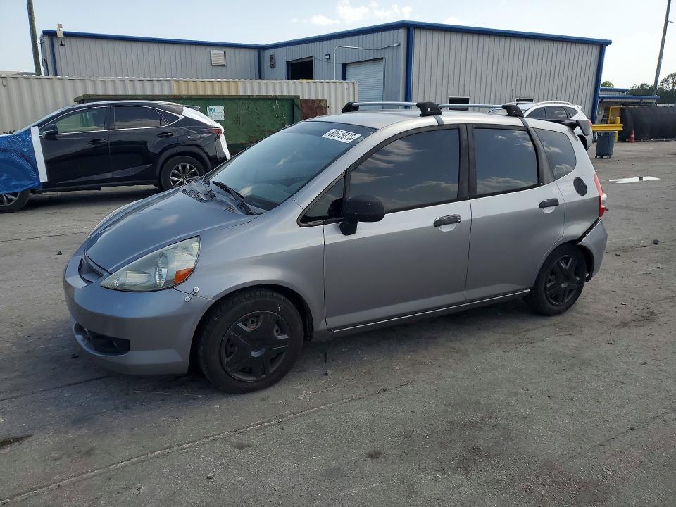 2007 Honda Fit VIN JHMGD38467S026112 COPART salvage auction — REAR END, Fl - Cert Of Title Slvg Rebuildable, sold $375 on 2026-07-28 (photo 1)