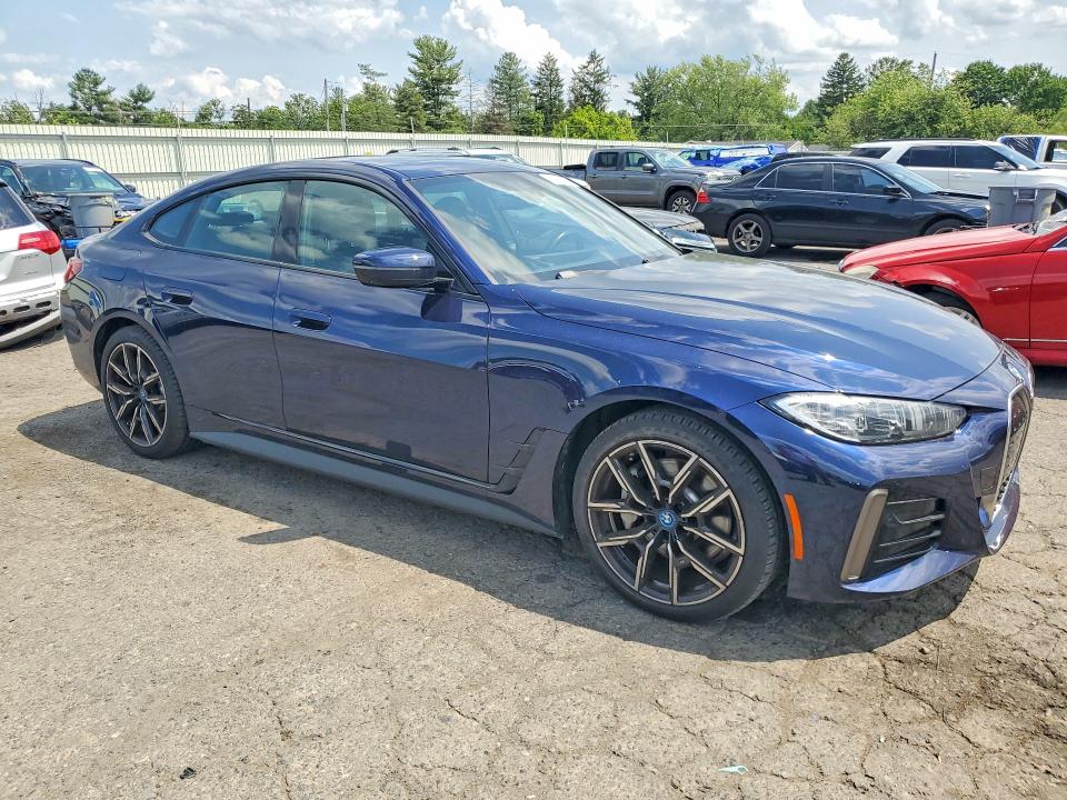 2024 BMW I4 VIN WBY83FB08RFR86087 COPART salvage auction — WATER/FLOOD, Pa - Cert Of Salvage-W=Flood Veh, sold $14,900 on 2026-08-28 (photo 4)