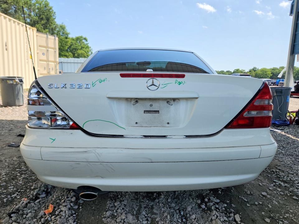 2004 Mercedes-benz Slk-class VIN WDBKK65F84F300485 COPART salvage auction — REAR END, GA - CERT OF TITLE-SALVAGE (P), sold $200 on 2026-07-21 (photo 6)