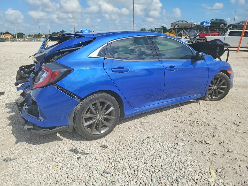2020 Honda VIN SHHFK7H87LU222160 COPART salvage auction — REAR END, FL - CERT OF TITLE SLVG REBUILDABLE, sold $30 on 2026-07-28 (photo 3)
