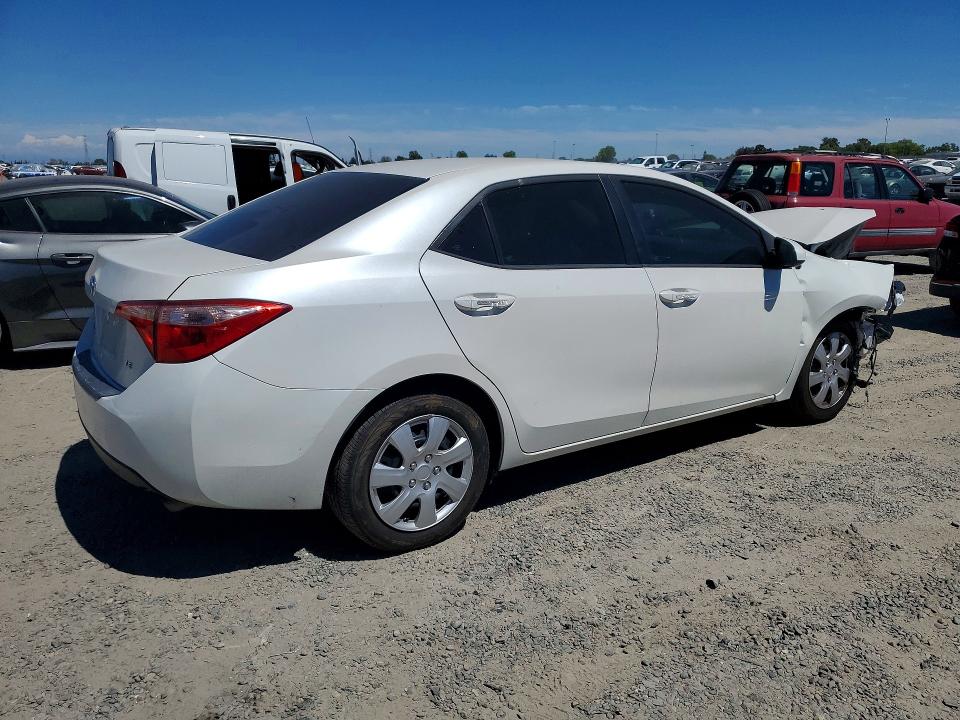 2018 Toyota Corolla VIN 5YFBURHE2JP799904 COPART salvage auction — FRONT END, Ca - Salvage Certificate, sold $1,750 on 2026-07-21 (photo 3)