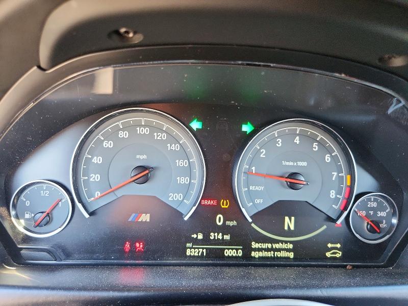 2016 BMW M4 VIN WBS3R9C51GK337069 COPART salvage auction — SIDE, Nv - Salvage Title, sold $9,000 on 2026-09-03 (photo 9)