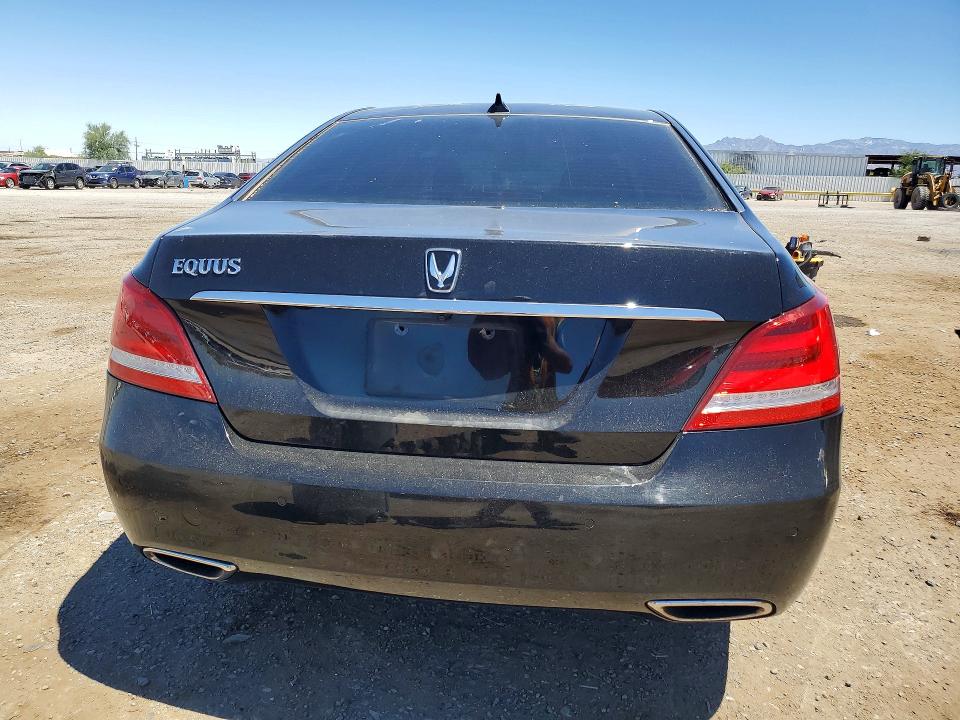 2016 Hyundai Equus VIN KMHGH4JH3GU105794 COPART salvage auction — FRONT END, AZ - CERT OF TITLE - SALVAGE, sold $1,600 on 2026-07-24 (photo 6)