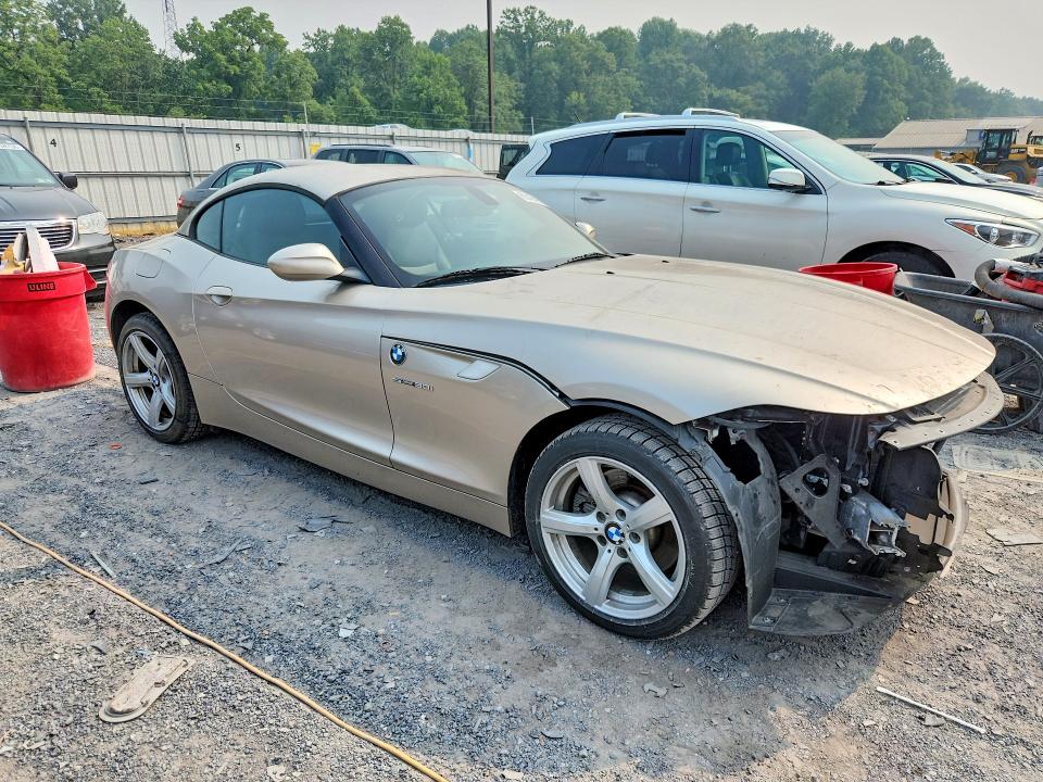 2011 BMW Z4 VIN WBALM5C55BE379862 COPART salvage auction — FRONT END, Pa - Certificate Of Salvage, sold $2,950 on 2026-08-03 (photo 4)