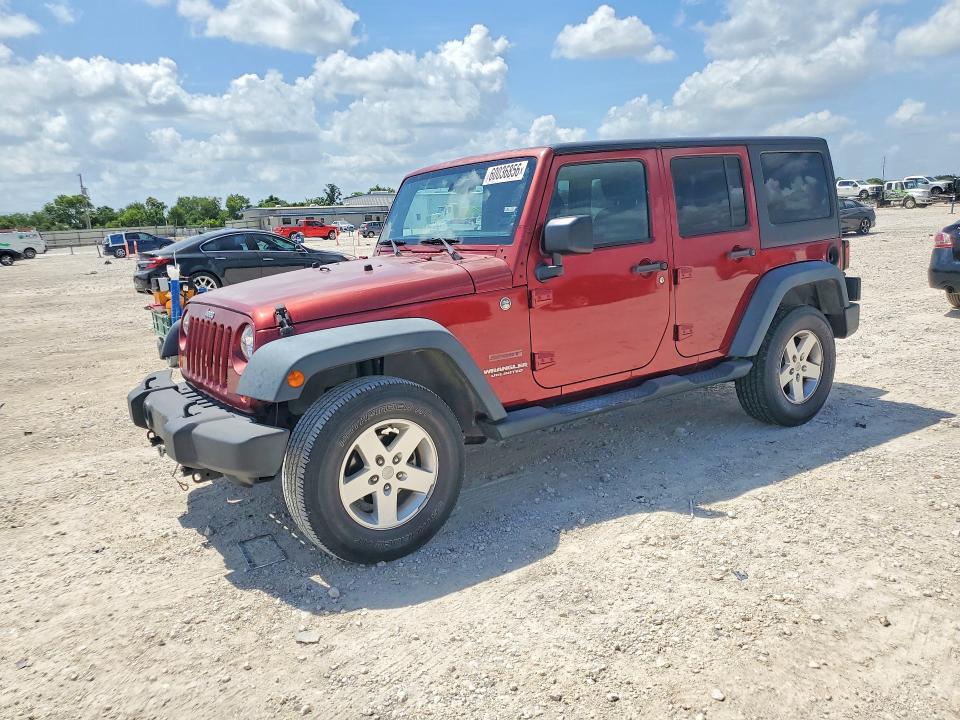 2013 Jeep Wrangler unlimited VIN 1C4BJWDG0DL574005 COPART salvage auction — MECHANICAL, TX - CERTIFICATE OF TITLE, sold $950 on 2026-07-09 (photo 1)