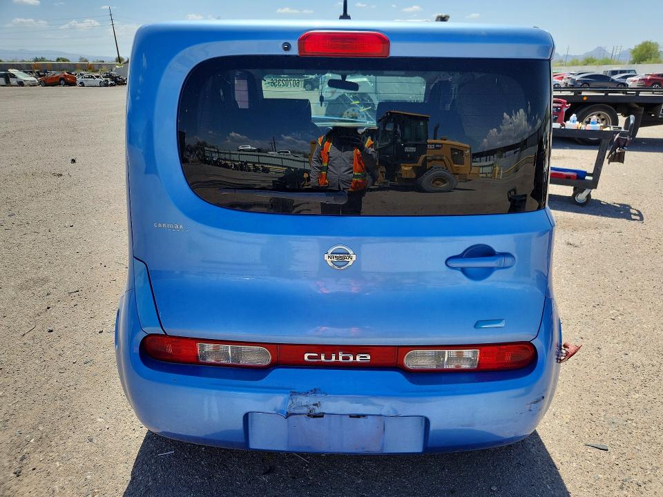 2013 Nissan Cube VIN JN8AZ2KR8DT300377 COPART salvage auction — UNDERCARRIAGE, Az - Cert Of Title - Salvage, sold $450 on 2026-07-17 (photo 6)