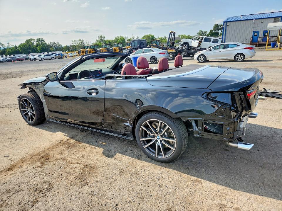 2025 BMW 4er VIN WBA53DB0XSCU36340 COPART salvage auction — FRONT END, Pa - Certificate Of Salvage, sold $19,400 on 2026-08-14 (photo 2)