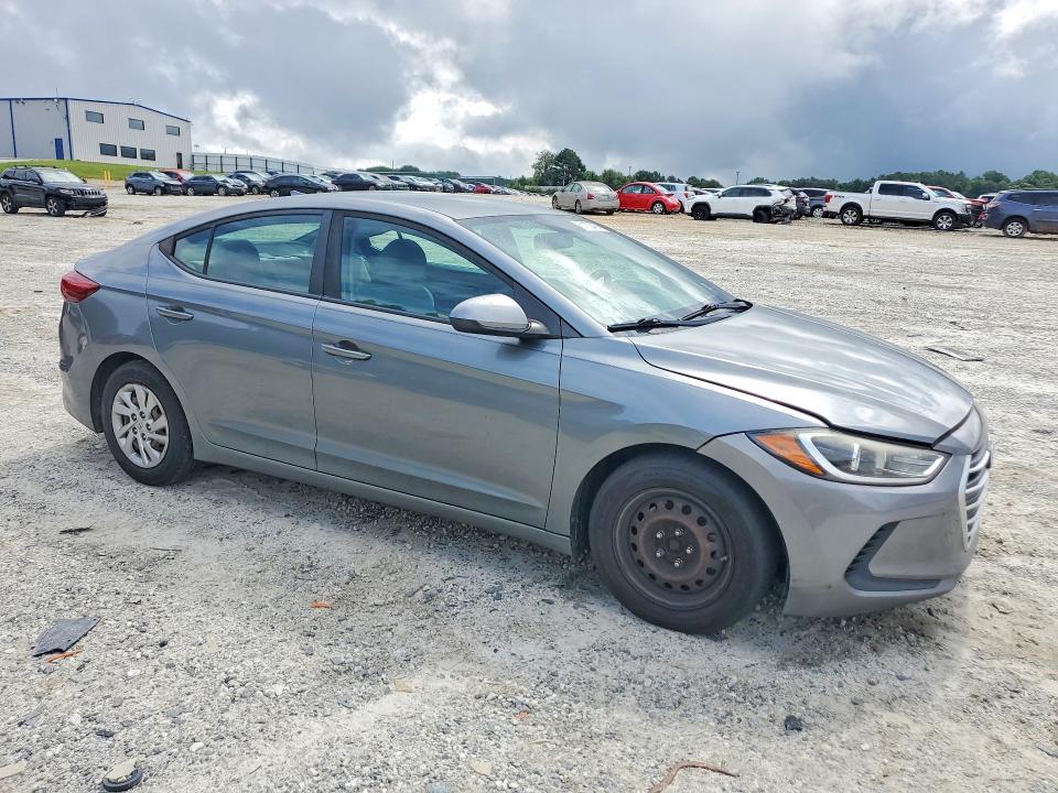 2017 Hyundai Elantra VIN KMHD74LF2HU371309 COPART salvage auction — MECHANICAL, Salvage Title, sold $1,450 on 2026-07-22 (photo 4)