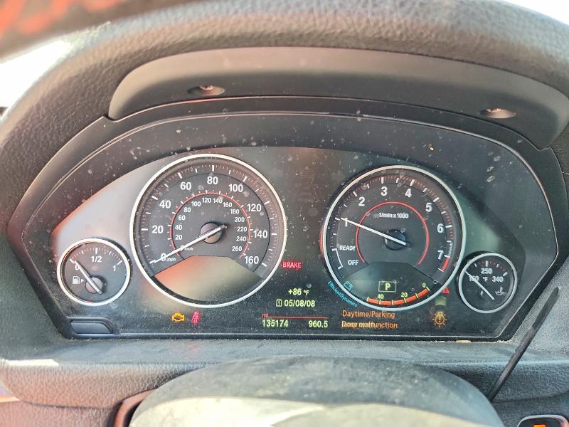 2015 BMW 3 series VIN WBA3C1C51FP853456 COPART salvage auction — MINOR DENT/SCRATCHES, TX - CERTIFICATE OF TITLE (P), sold $1,900 on 2026-09-03 (photo 9)