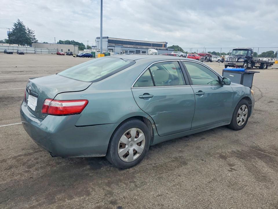 2007 Toyota Camry VIN JTNBE46K373084443 COPART salvage auction — REAR END, Oh - Cert Of Title-Salvage, sold $150 on 2026-07-29 (photo 3)