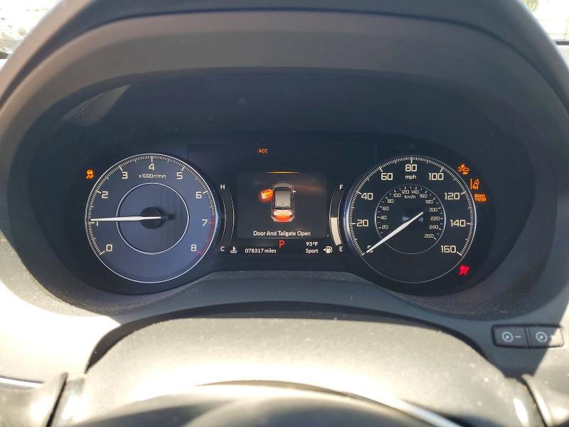 2019 Acura Rdx VIN 5J8TC1H31KL023024 COPART salvage auction — REAR END, Ca - Salvage Certificate, sold $4,650 on 2026-07-17 (photo 9)