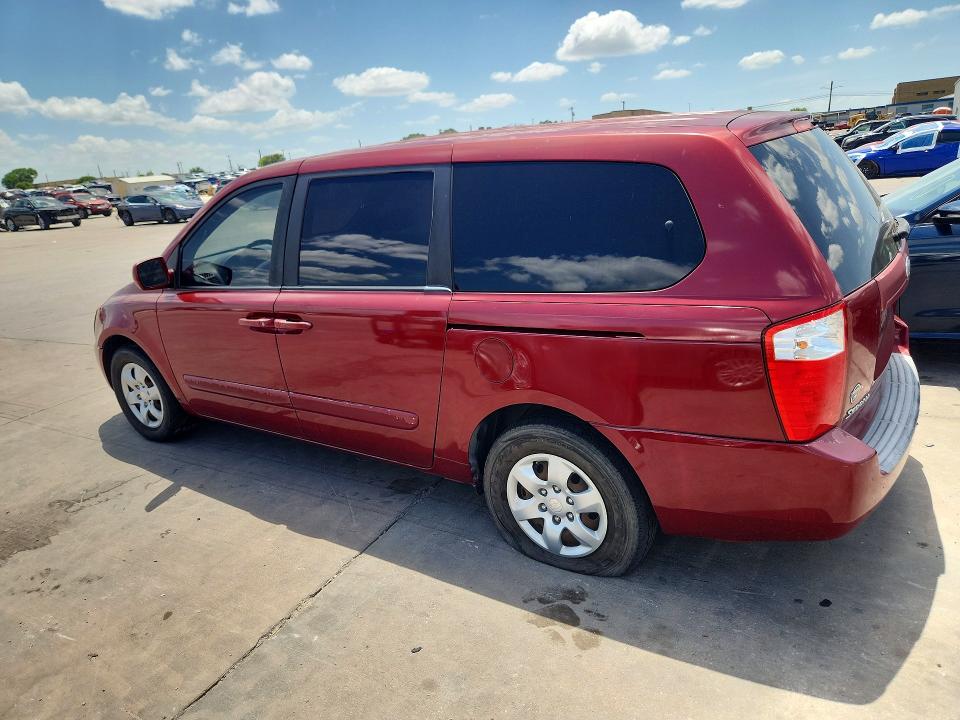2006 Kia SEDONA VIN KNDMB233X66038693 COPART salvage auction — NORMAL WEAR, TX - CERTIFICATE OF TITLE, sold $675 on 2026-07-09 (photo 2)
