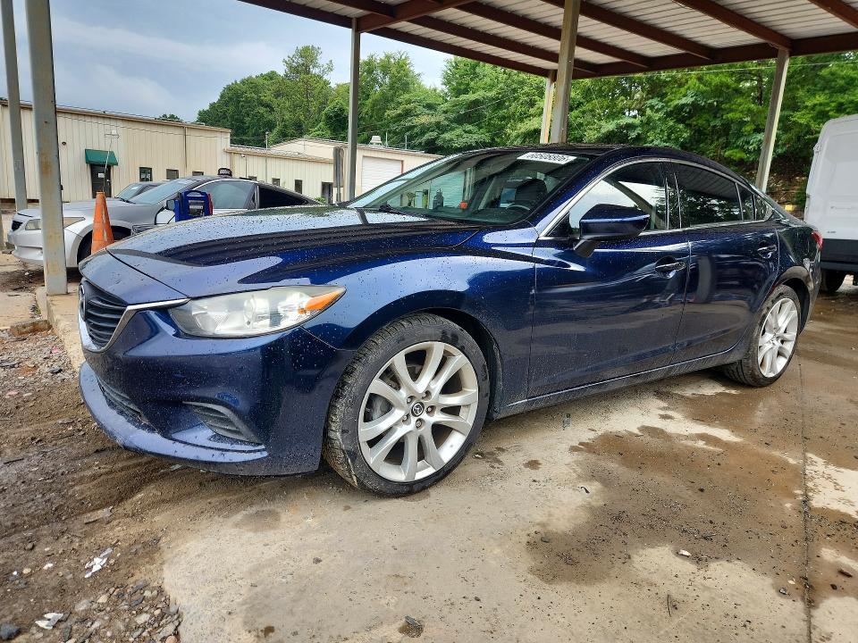 2016 Mazda 6 VIN JM1GJ1V52G1458455 COPART salvage auction — REAR END, Al - Cert Of Title-Salvage Title, sold $175 on 2026-07-21 (photo 1)