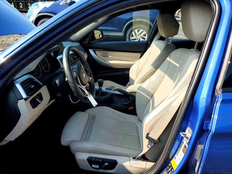 2016 BMW 3er VIN WBA8B7G50GNT70740 COPART salvage auction — FRONT END, Ny - Mv-907A Salvage Certificate, sold $3,600 on 2026-07-28 (photo 7)
