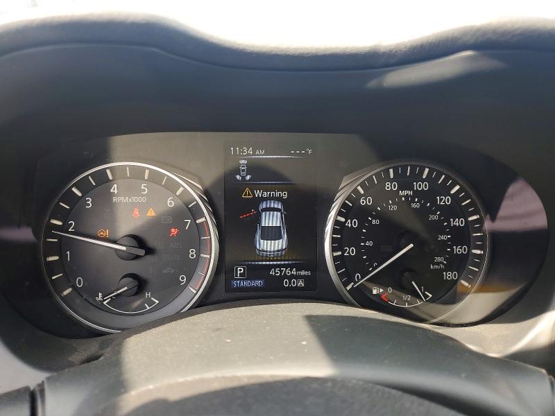 2020 Infiniti Q60 VIN JN1FV7EL8LM460448 COPART salvage auction — FRONT END, MI - CERT OF TITLE-SALVAGE VEHICLE, sold $9,800 on 2026-09-01 (photo 9)