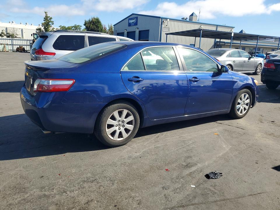 2007 Toyota Camry hybrid VIN JTNBB46K573027041 COPART salvage auction — MINOR DENT/SCRATCHES, Ca - Salvage Certificate, sold $825 on 2026-07-14 (photo 3)