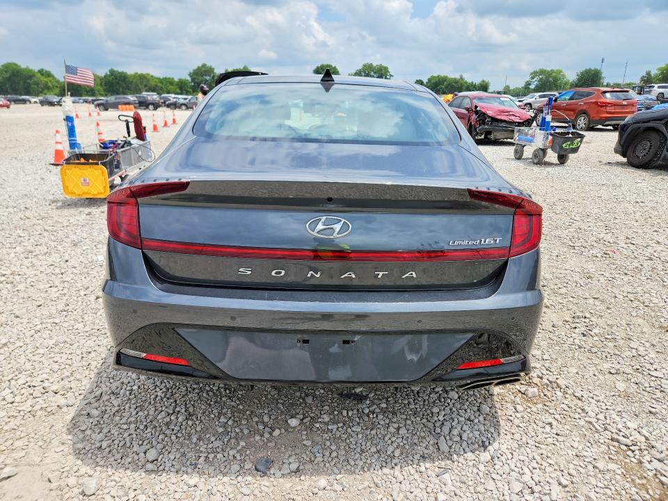 2022 Hyundai Sonata VIN KMHL34J23NA230429 COPART salvage auction — FRONT END, OH - CERT OF TITLE-SALVAGE, sold $4,300 on 2026-07-28 (photo 6)