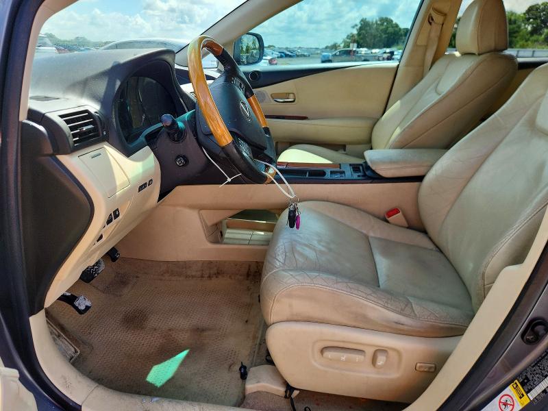 2012 Lexus Rx VIN 2T2ZK1BA5CC066109 COPART salvage auction — SIDE, Fl - Cert Of Title Slvg Rebuildable, sold $2,100 on 2026-07-28 (photo 7)