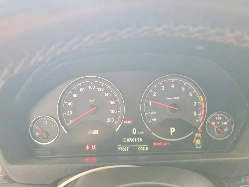 2015 BMW M4 VIN WBS3R9C57FK334899 COPART salvage auction — FRONT END, Ne - Cert Of Title-Salvage, sold $13,400 on 2026-08-25 (photo 9)