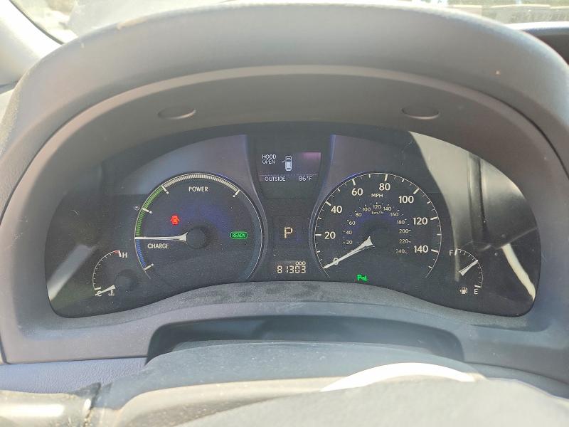 2010 Lexus Rx VIN JTJZB1BA9A2003091 COPART salvage auction — FRONT END, Ca - Salvage Certificate, sold $2,600 on 2026-07-31 (photo 9)