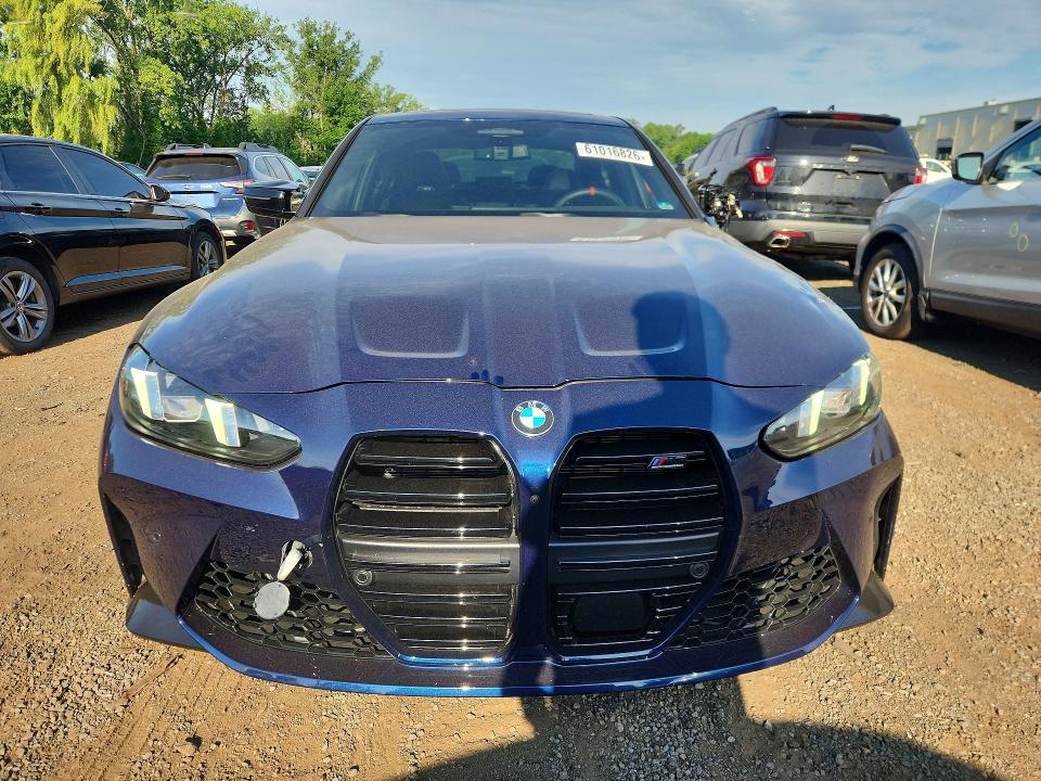 2026 BMW M3 VIN WBS33HJ0XTFV71328 COPART salvage auction — SIDE, Ct - Cert Of Title-Salvage, sold $10,200 on 2026-07-21 (photo 5)