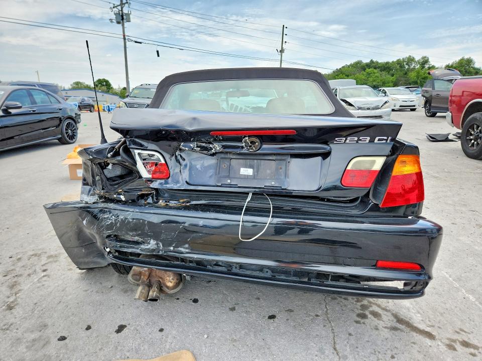 2000 BMW 3er VIN WBABR3342YEG01133 COPART salvage auction — REAR END, Tn - Salvage Certificate, sold $250 on 2026-08-05 (photo 6)