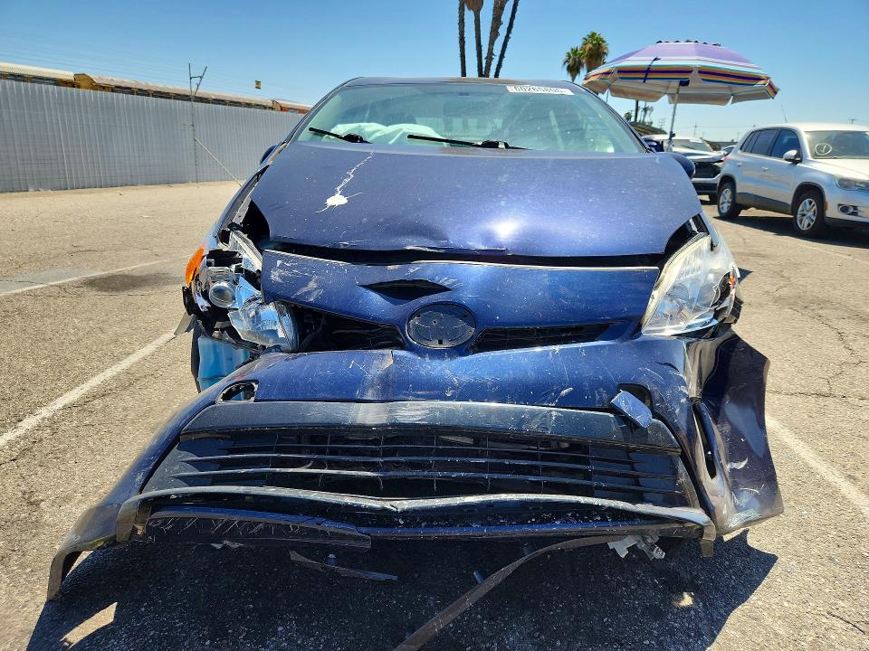 2013 Toyota Prius VIN JTDKN3DU2D1658038 COPART salvage auction — FRONT END, Ca - Salvage Certificate, sold $550 on 2026-07-14 (photo 5)