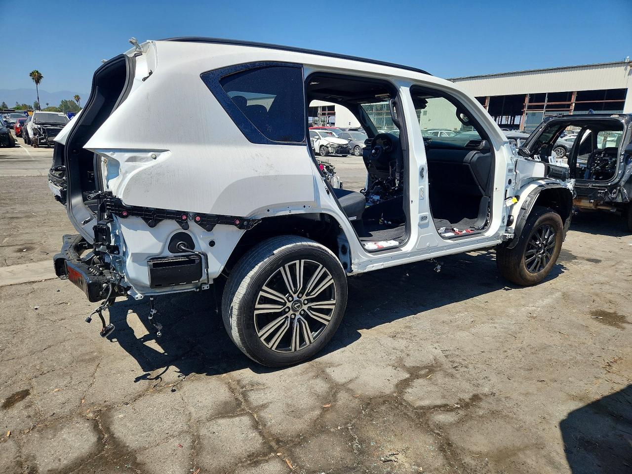 2025 Lexus LX 600 VIN JTJGB7CX0S4082413 COPART salvage auction — Stripped, CA - SALVAGE CERTIFICATE, sold $38,000 on 2026-08-11 (photo 3)