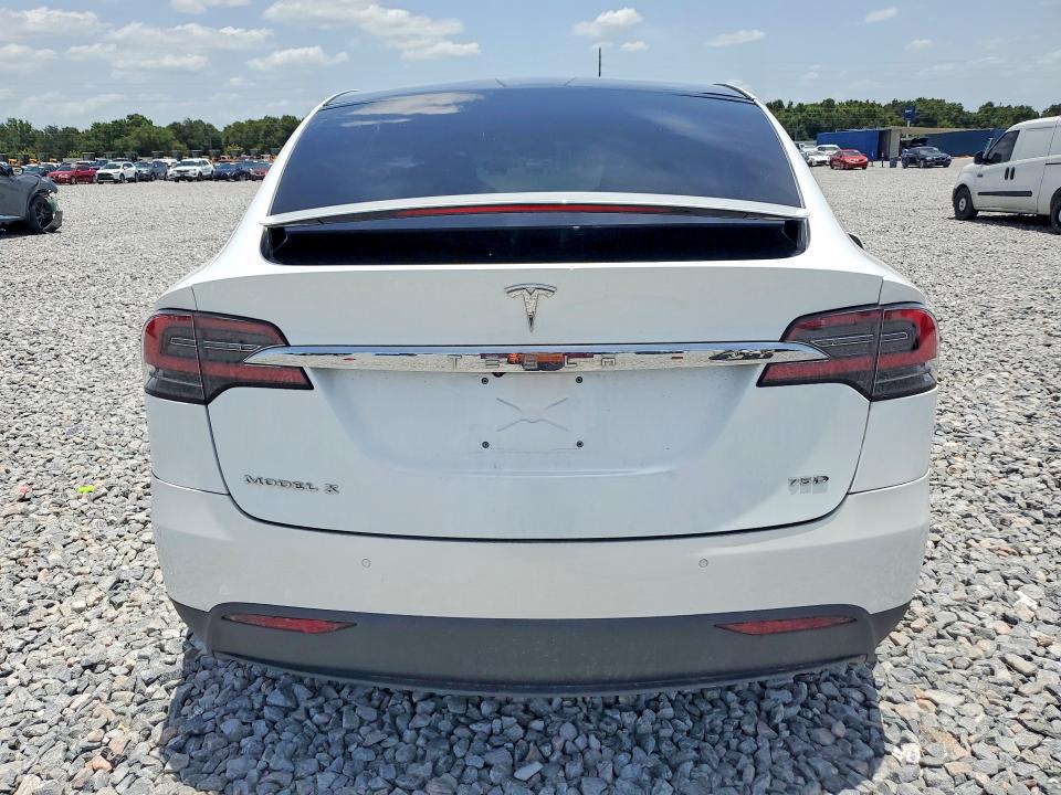 2018 Tesla Model x VIN 5YJXCBE27JF118237 COPART salvage auction — SIDE, Fl - Cert Of Title Slvg Rebuildable, sold $5,500 on 2026-07-24 (photo 6)