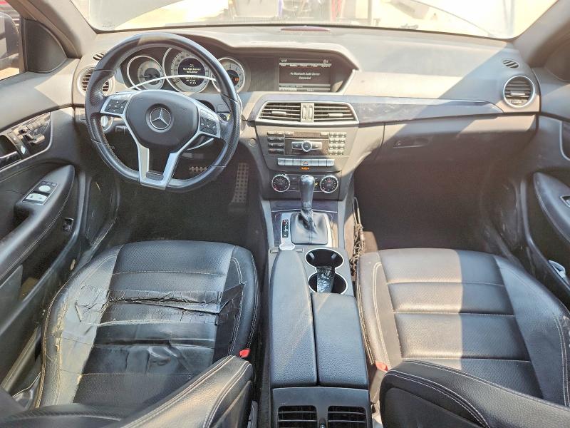 2013 Mercedes-benz C class VIN WDDGJ4HB8DG012070 COPART salvage auction — REAR END, Ab - Bos - Salvage, sold $1,050 on 2026-08-13 (photo 8)