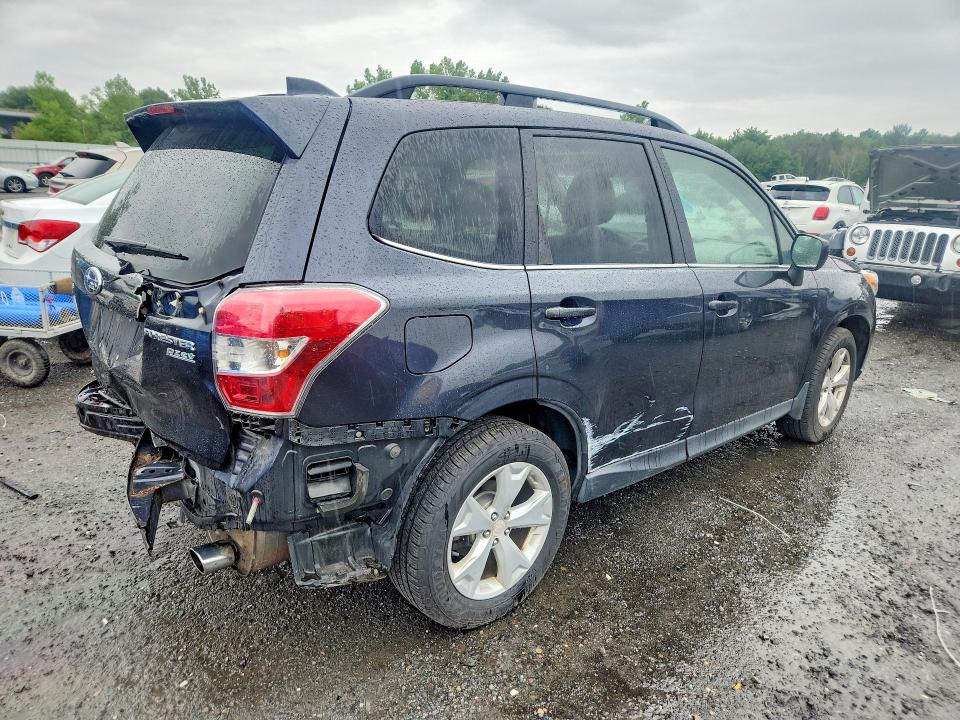 2016 Subaru Forester VIN JF2SJARC7GH423003 COPART salvage auction — REAR END, Ma - Cert Of Title-Reconstrctd Coll, sold $750 on 2026-07-29 (photo 3)