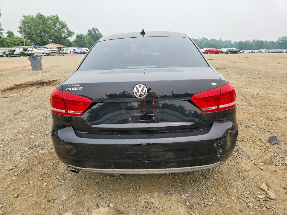 2012 Volkswagen Passat VIN 1VWBP7A35CC009816 COPART salvage auction — FRONT END, Pa - Cert Of Title, sold $325 on 2026-07-24 (photo 6)