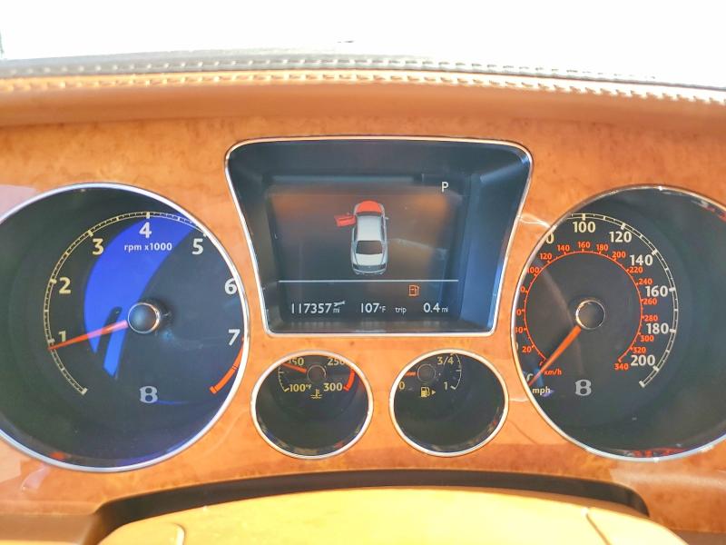 2013 Bentley Continental VIN SCBBR9ZA0DC082379 COPART salvage auction — MINOR DENT/SCRATCHES, Ca - Dis/Dlr/Exp Only Clean Title (P), sold $18,800 on 2026-08-28 (photo 9)