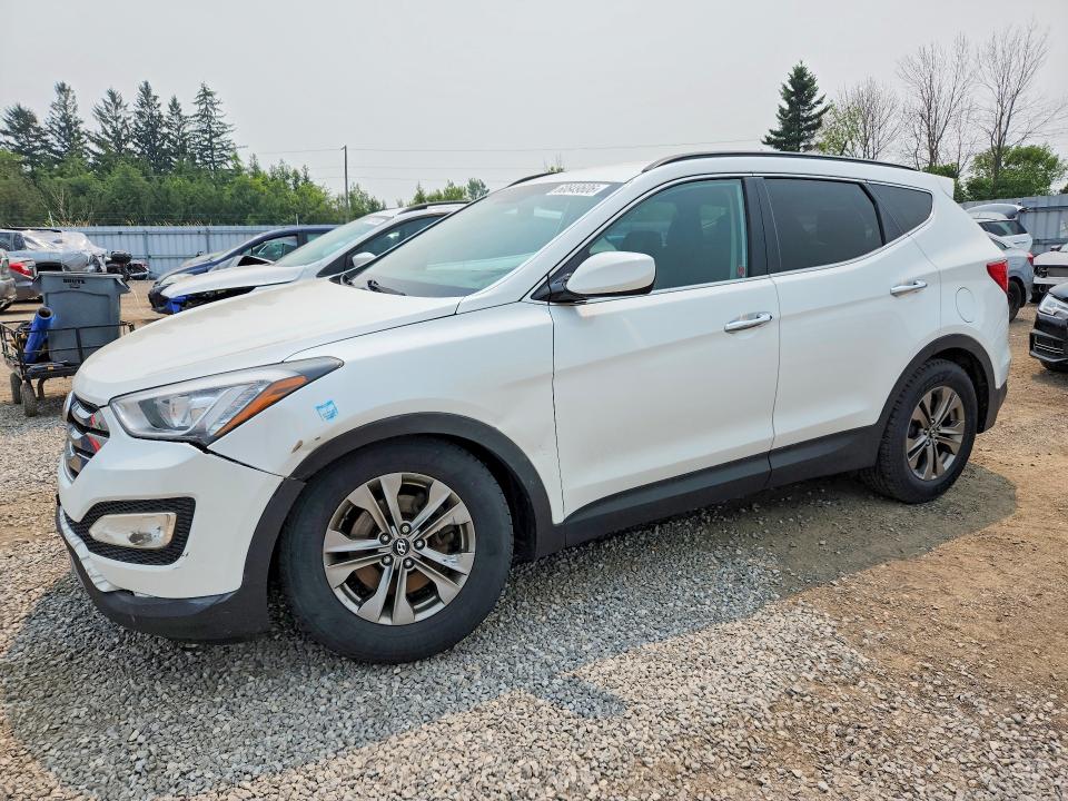 2014 Hyundai Santa fe VIN 5XYZUDLBXEG181626 COPART salvage auction — FRONT END, On - Permit No Brand - Unfit, sold $1,250 on 2026-07-28 (photo 1)