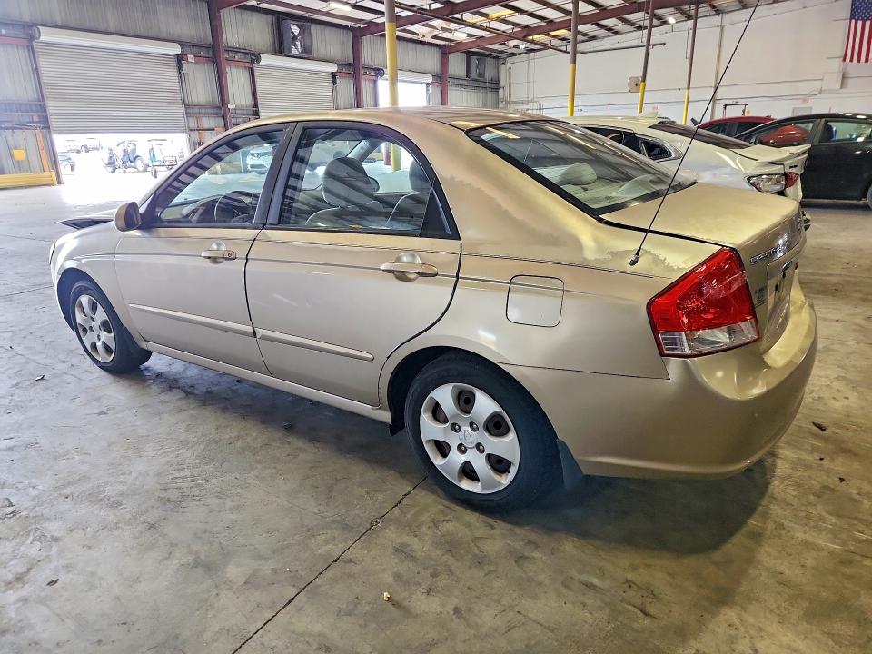 2009 Kia Spectra VIN KNAFE221095615433 COPART salvage auction — FRONT END, Fl - Cert Of Title Slvg Rebuildable, sold $575 on 2026-07-27 (photo 2)