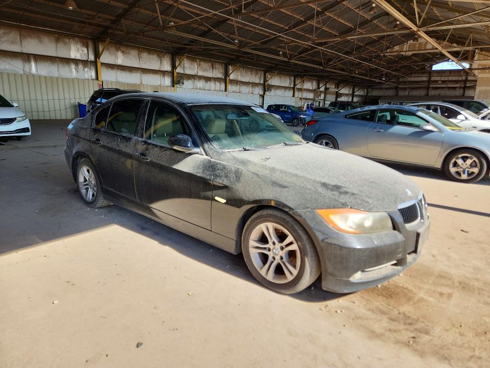 2008 BMW 3 series VIN WBAVC73508KP37113 COPART salvage auction — MINOR DENT/SCRATCHES, AZ - CERTIFICATE OF TITLE (P), sold $500 on 2026-07-22 (photo 4)