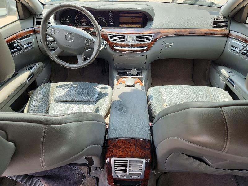 2007 Mercedes-benz S-klasse VIN WDDNG86XX7A109998 COPART salvage auction — NORMAL WEAR, TX - CERT OF TITLE-REBUILT SALVAGE, sold $425 on 2026-08-18 (photo 8)