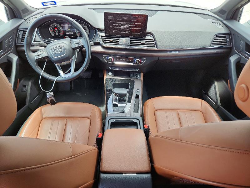 2022 Audi Q5 VIN WA1EAAFY5N2077944 COPART salvage auction — FRONT END, Tx - Salvage Vehicle Title, sold $16,700 on 2026-07-23 (photo 8)