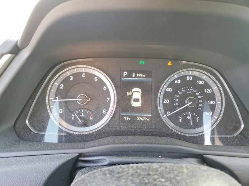 2022 Hyundai Sonata VIN KMHL64JA4NA174922 COPART salvage auction — REAR END, Ca - Salvage Certificate, sold $125 on 2026-07-21 (photo 9)