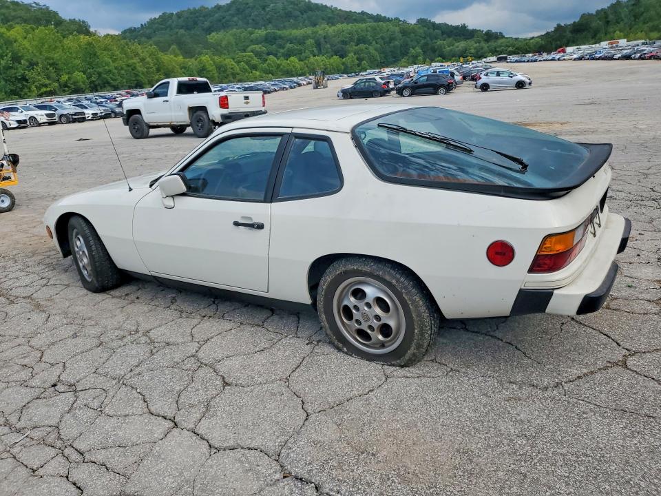 1987 Porsche 924 VIN WP0AA0924HN454157 COPART salvage auction — MECHANICAL, VA - CERTIFICATE OF TITLE, sold $1,650 on 2026-08-13 (photo 2)