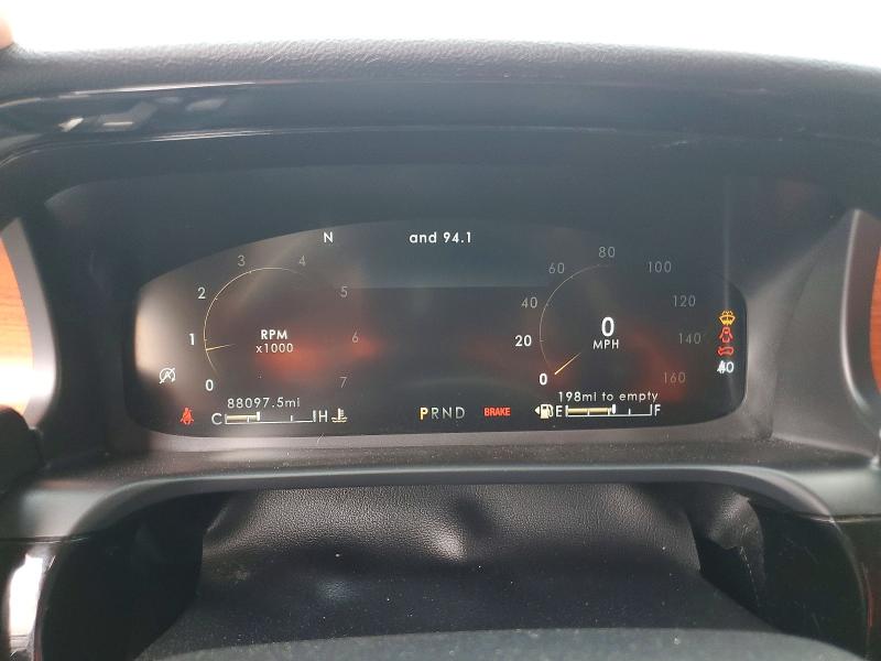2020 Lincoln Aviator VIN 5LM5J7XC1LGL01666 COPART salvage auction — FRONT END, Va - Cert Of Title - Salvage, sold $9,100 on 2026-09-09 (photo 9)