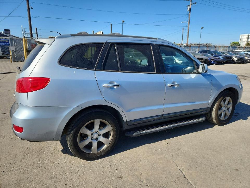 2008 Hyundai Santa fe VIN 5NMSH73E78H176945 COPART salvage auction — MECHANICAL, CA - DIS/DLR/EXP ONLY CLEAN TITLE, sold $375 on 2026-07-09 (photo 3)