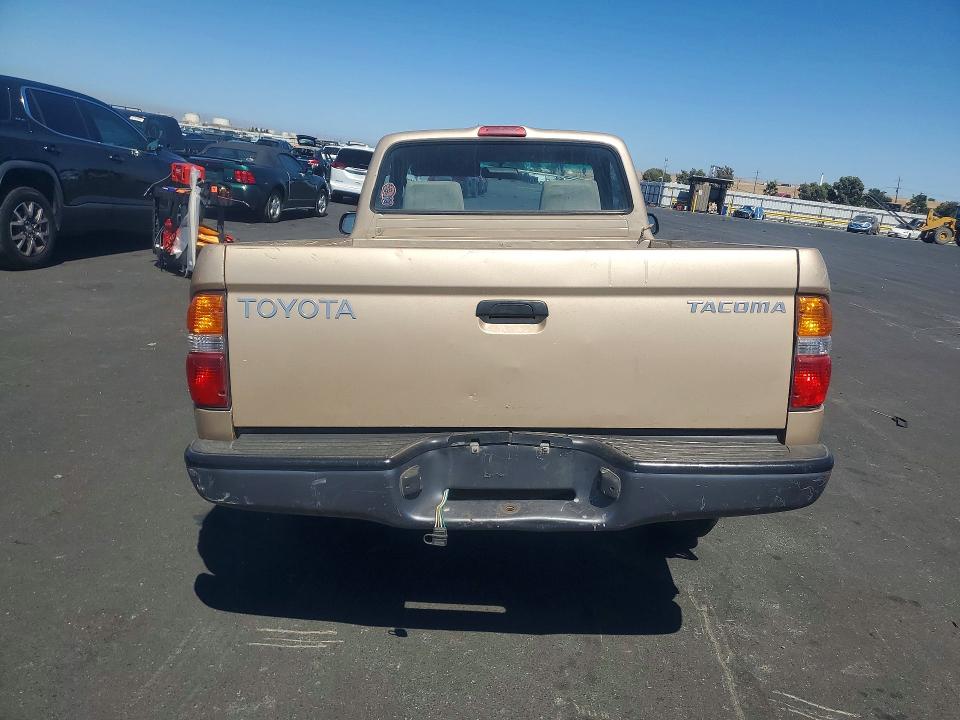 2002 Toyota Tacoma VIN 5TENL42N12Z000556 COPART salvage auction — FRONT END, Ca - Salvage Certificate, sold $900 on 2026-07-22 (photo 6)