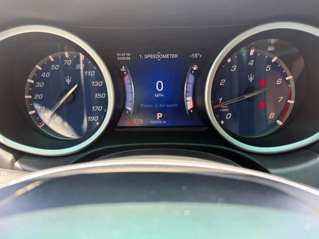 2015 Maserati Ghibli VIN ZAM57XSA9F1134858 COPART salvage auction — FRONT END, Fl - Cert Of Title Slvg Rebuildable (P), sold $5,800 on 2026-07-28 (photo 9)