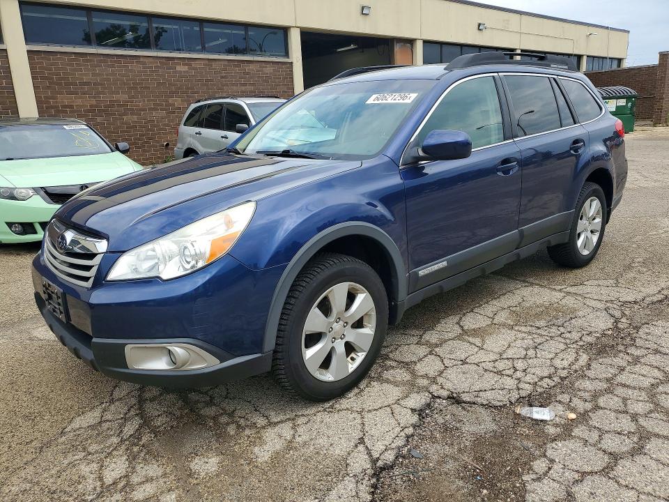2011 Subaru Outback VIN 4S4BRBCC3B3442820 COPART salvage auction — UNDERCARRIAGE, IL - CERTIFICATE OF TITLE, sold $350 on 2026-07-12 (photo 1)