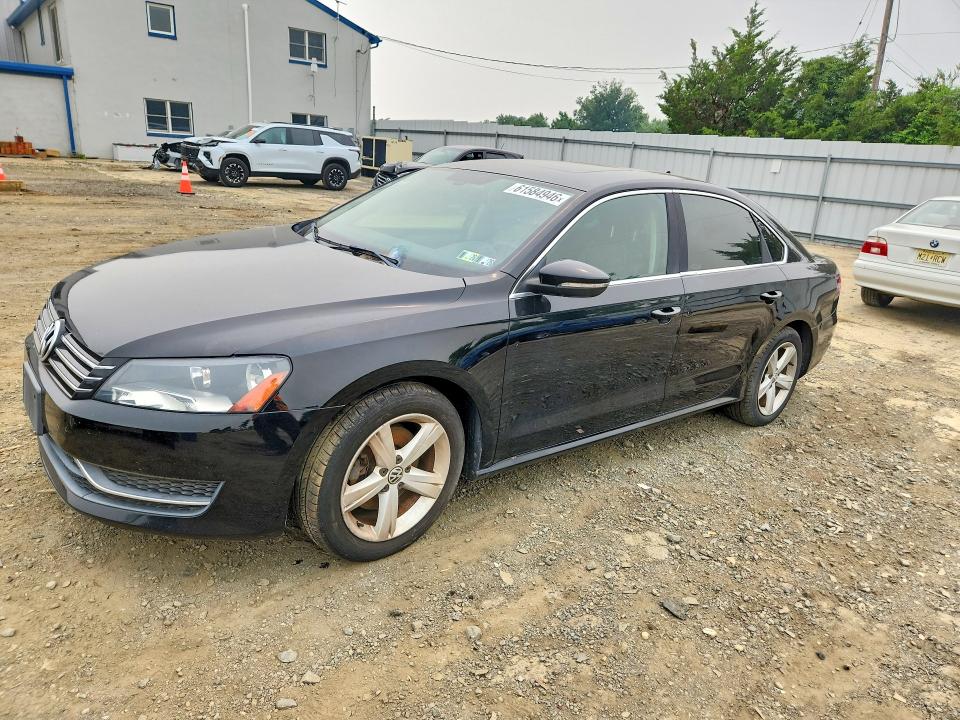 2012 Volkswagen Passat VIN 1VWBP7A35CC009816 COPART salvage auction — FRONT END, Pa - Cert Of Title, sold $325 on 2026-07-24 (photo 1)