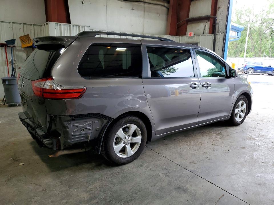 2015 Toyota Sienna VIN 5TDKK3DC2FS622968 COPART salvage auction — REAR END, Ny - Mv-907A Salvage Certificate, sold $1,350 on 2026-07-13 (photo 3)