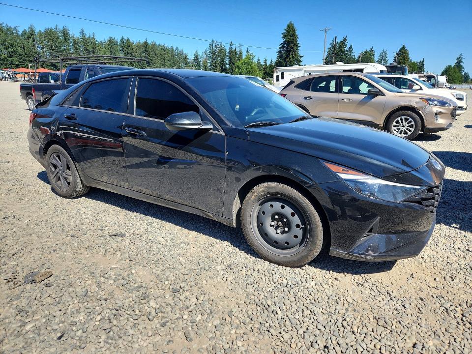 2021 Hyundai Elantra VIN 5NPLM4AG0MH048143 COPART salvage auction — REAR END, Wa - Bill Of Sale, sold $3,250 on 2026-07-17 (photo 4)