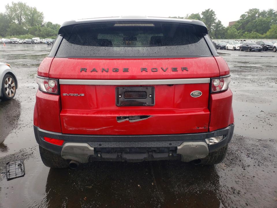2015 Land rover Range rover evoque VIN SALVP2BG0FH021473 COPART salvage auction — REAR END, Ct - Cert Of Title-Salvage, sold $2,550 on 2026-08-21 (photo 6)