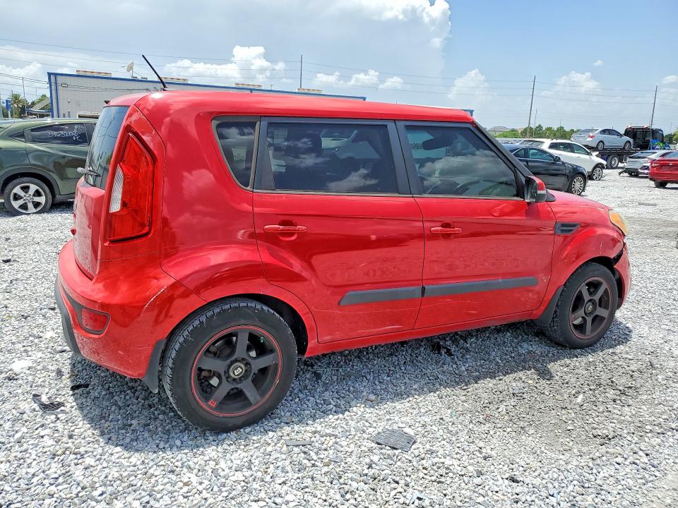 2012 Kia Soul VIN KNDJT2A63C7365567 COPART salvage auction — FRONT END, Fl - Cert Of Title Slvg Rebuildable, sold $850 on 2026-07-24 (photo 3)